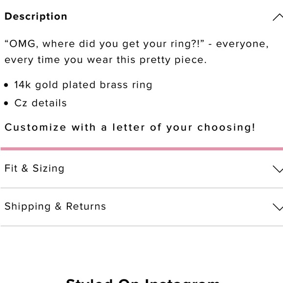 “S” Ring - Picture 5 of 5